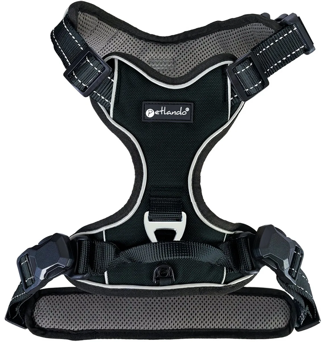 Magnetisch outdoor tuig antraciet/zwart L de Petlando – photo produit