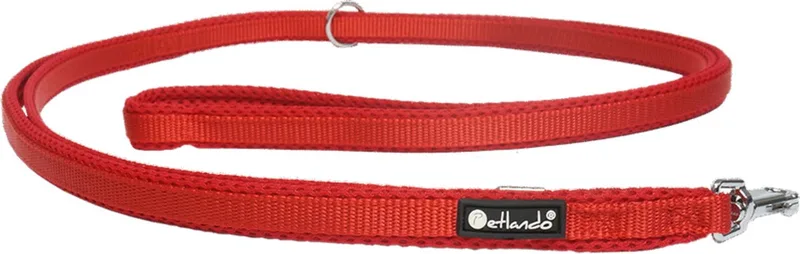 Trainingslijn Mesh - Hondenriem - 300x1.5 cm by Petlando in Red – product photo
