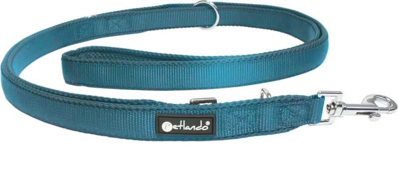 Trainingslijn Mesh Petrol - Hondenriem - 230x3 cm by Petlando in Petroleum – product photo