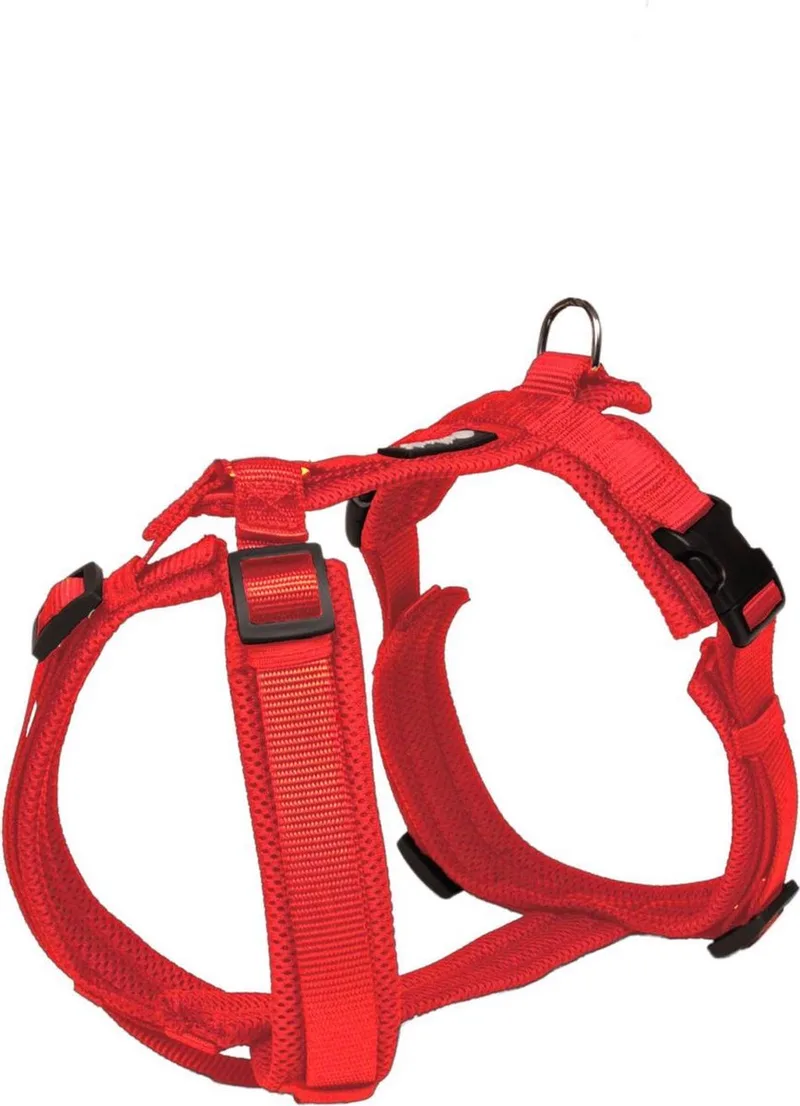 Y-Tuig Mesh - Hondenharnas - Xl 60-108/68-100 Cm fra Petlando i Rød – produktbillede