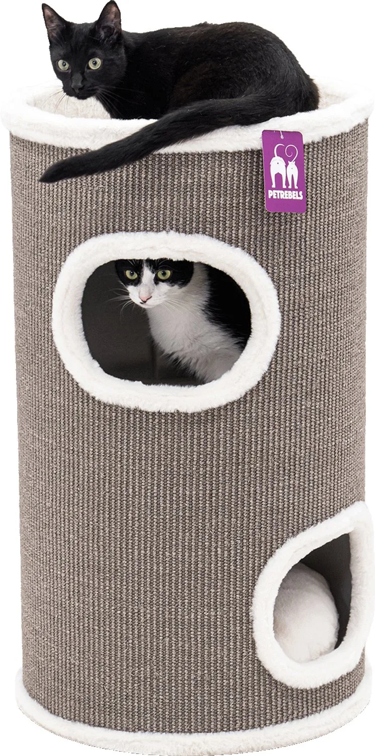 Dome 80 Krabton voor katten - Ø 45 x 80 cm - stabiel by Petrebels in Off-White – product photo