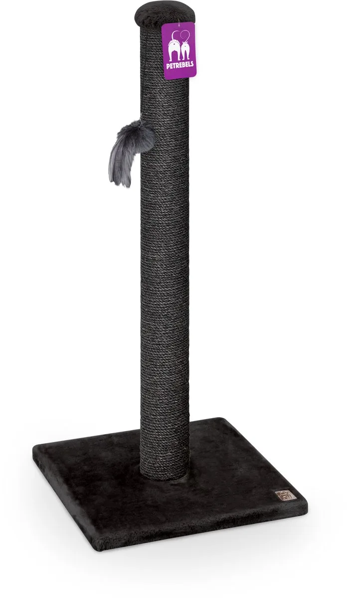 Maine 90 deLuxe krabpaal - 40 x 40 x 90 cm - extra stabiel by Petrebels in Pepper – product photo