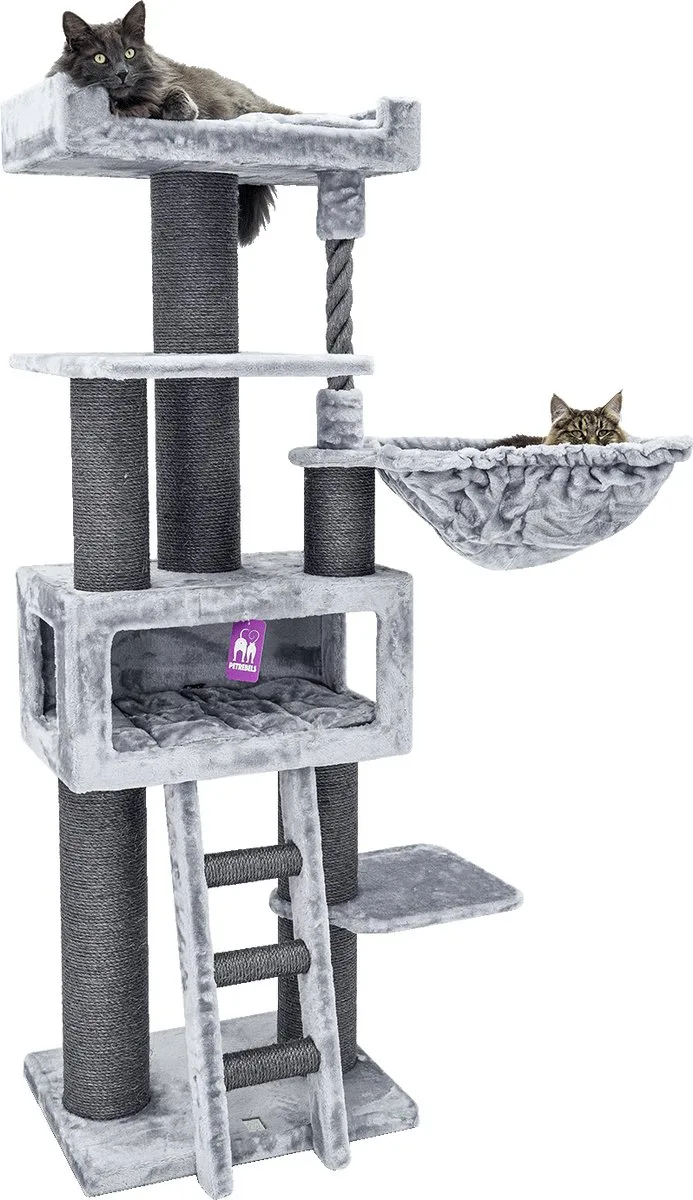 Parklane 175 Krabpaal XXL - Extra Dikke Stammen - 58 x 45 x 175 cm by Petrebels in Grey – product photo