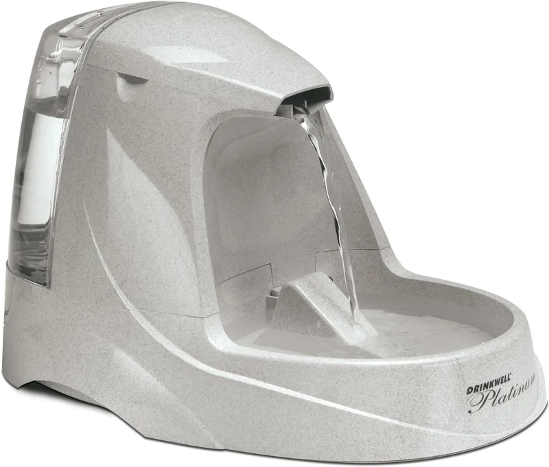 Drinkwell Platinum - Drinkfontein - 5 L by PetSafe in Blue – product photo