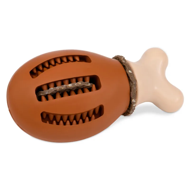 Kauspielzeug mit Leckerli-Ringen für Hunde Hühnchen braun/ beige M-L fra PetSafe i Regular – produktbillede