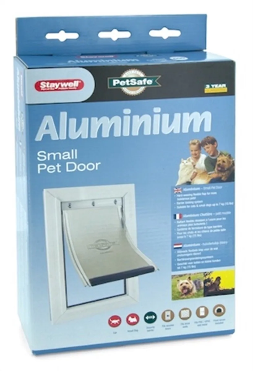 Porte Pour Chien Staywell Aluminum de PetSafe en Blanc – photo produit
