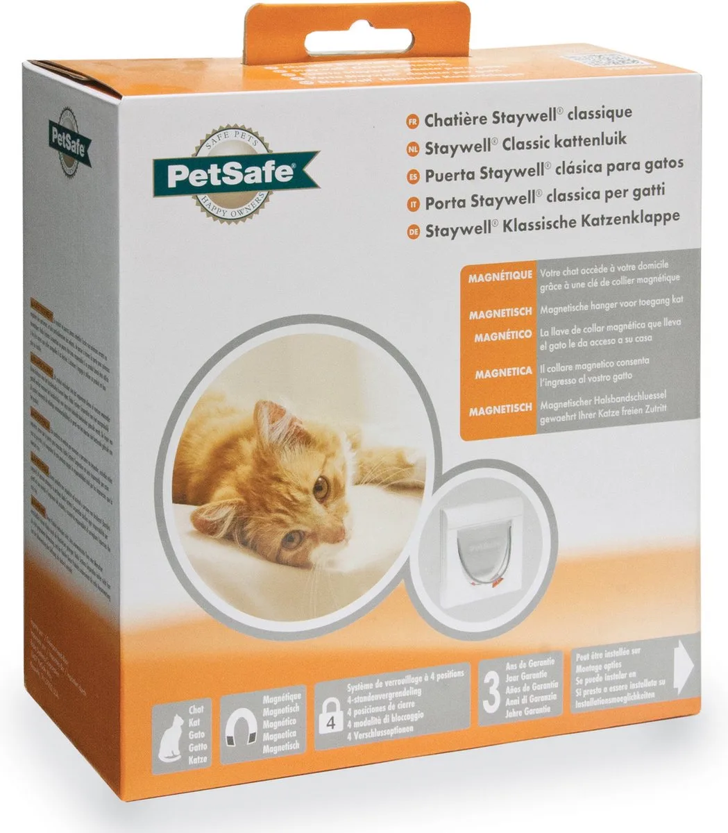 Petsafe 932 Magnetisch Kattenluik - 10.5 x 22.6 x 22.8 cm de PetSafe en Blanc – photo produit