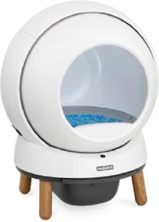 ScoopFree SmartSpin - Zelfreinigende Kattenbak met Geurbestrijding de PetSafe en Blanc – photo produit 1 sur 6