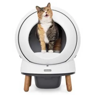 ScoopFree SmartSpin - Zelfreinigende Kattenbak met Geurbestrijding de PetSafe en Blanc – photo produit 2 sur 6