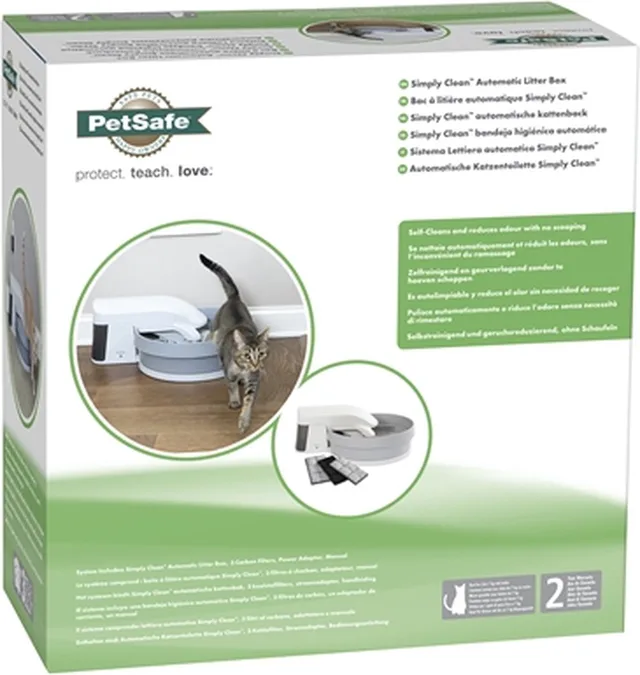 simply clean zelfreinigende kattenbak - - 1 stuks