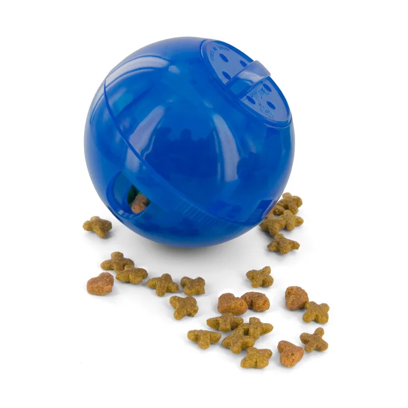 SlimCat snackbal voor katten van PetSafe in Blauw, Regular – productfoto
