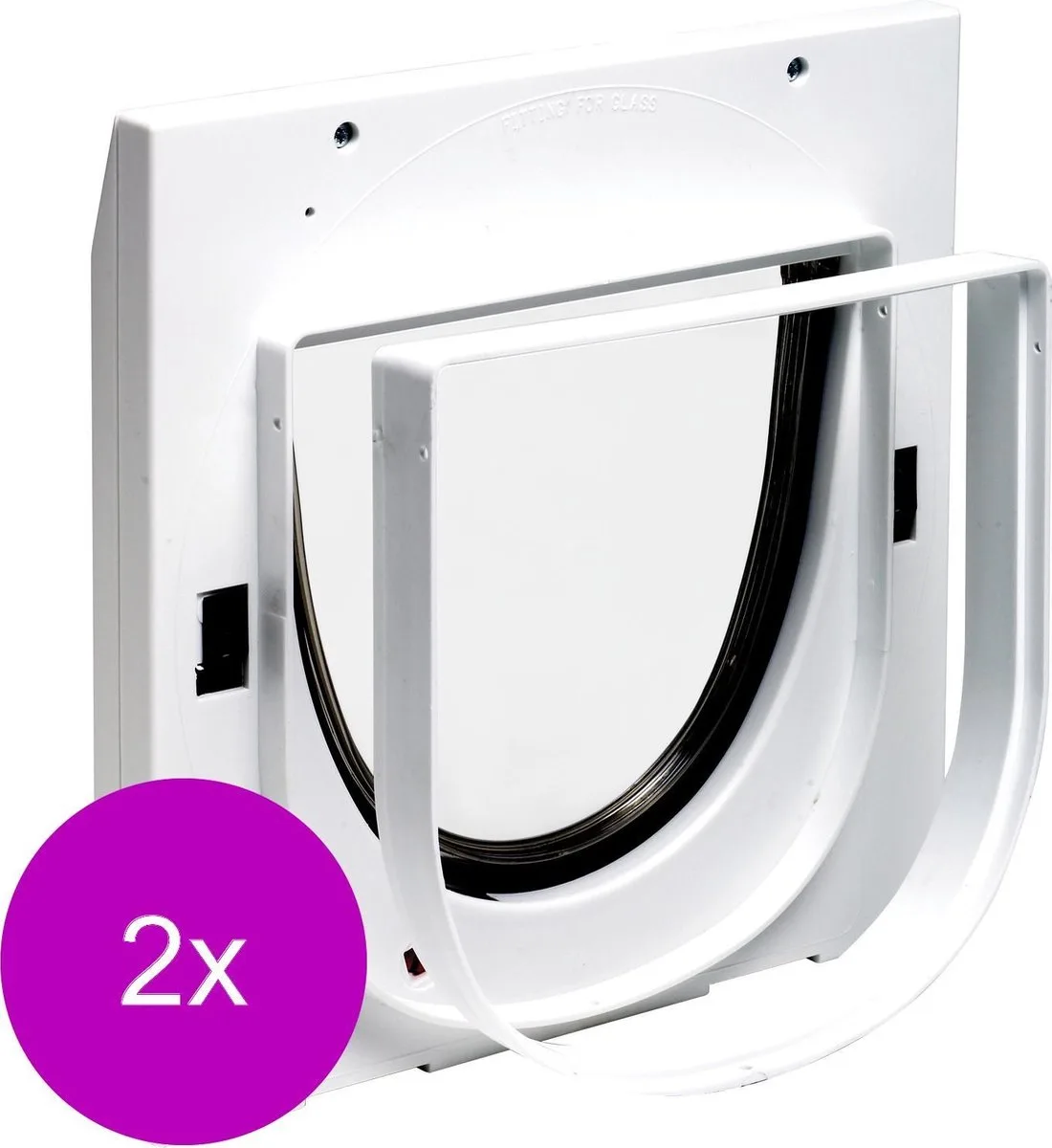 Tunnelstuk 940 - Kattenluik - 2 x 162x162x18 mm de PetSafe en Blanc – photo produit