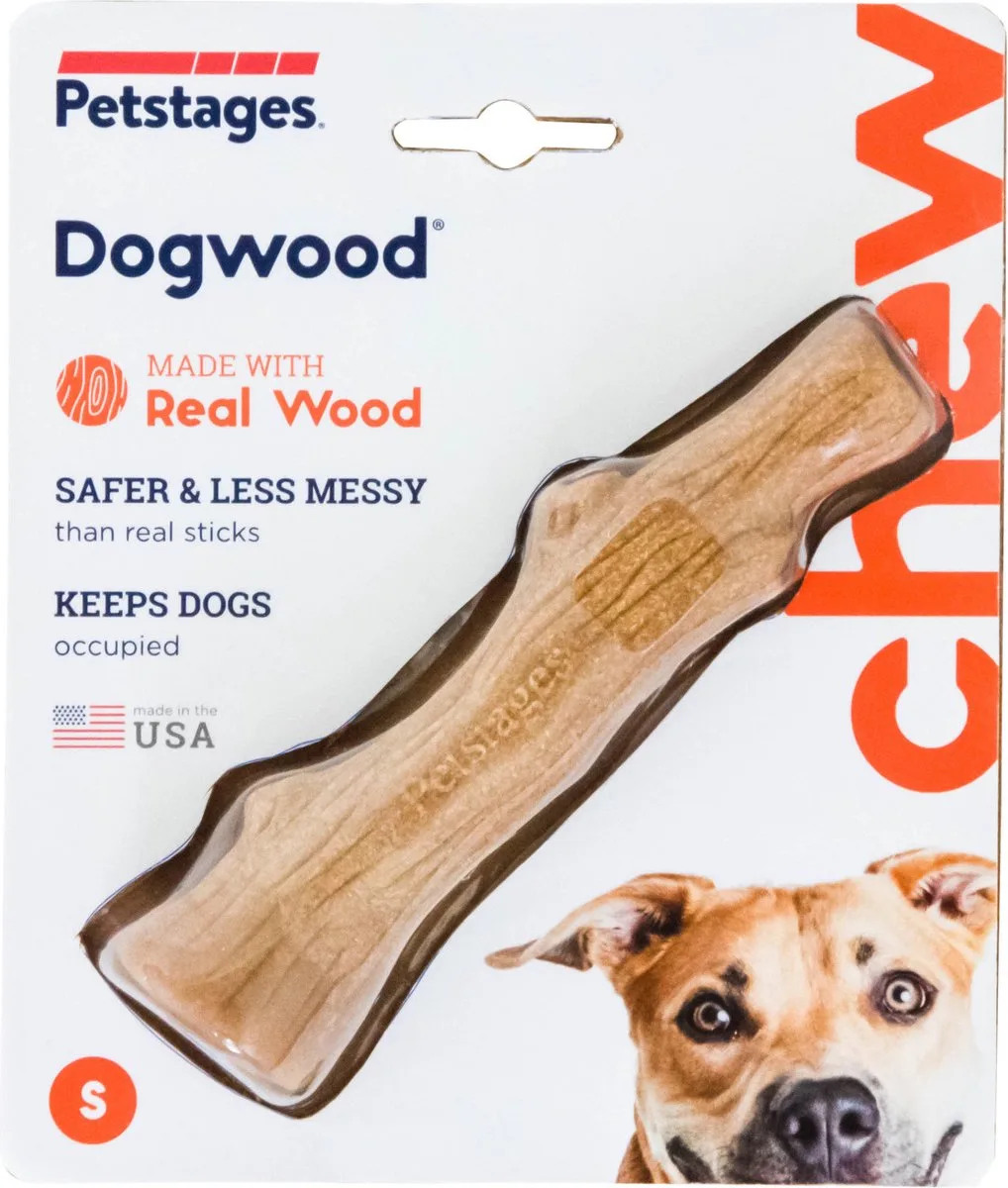 Dogwood Stick Bruin - Hondenspeelgoed - Small de Petstages en Multicolore – photo produit