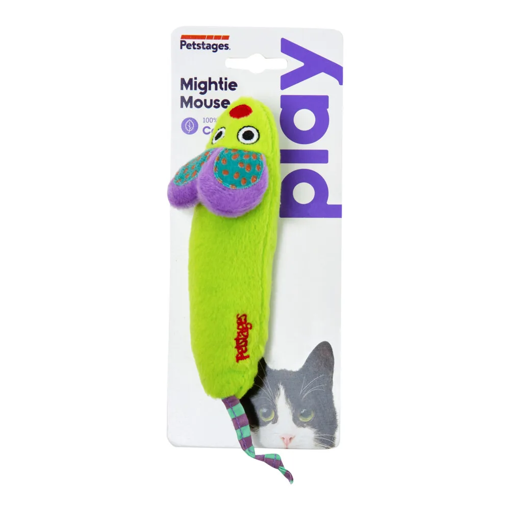 Green Magic Mighty Mouse Groen 10,1 x 21,6 x 3,2 cm van Petstages – productfoto