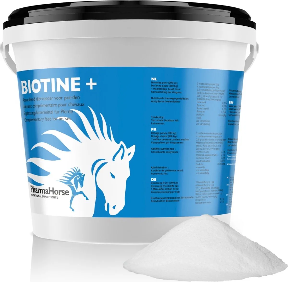 Biotine+ paard 1000 gram de PharmaHorse – photo produit