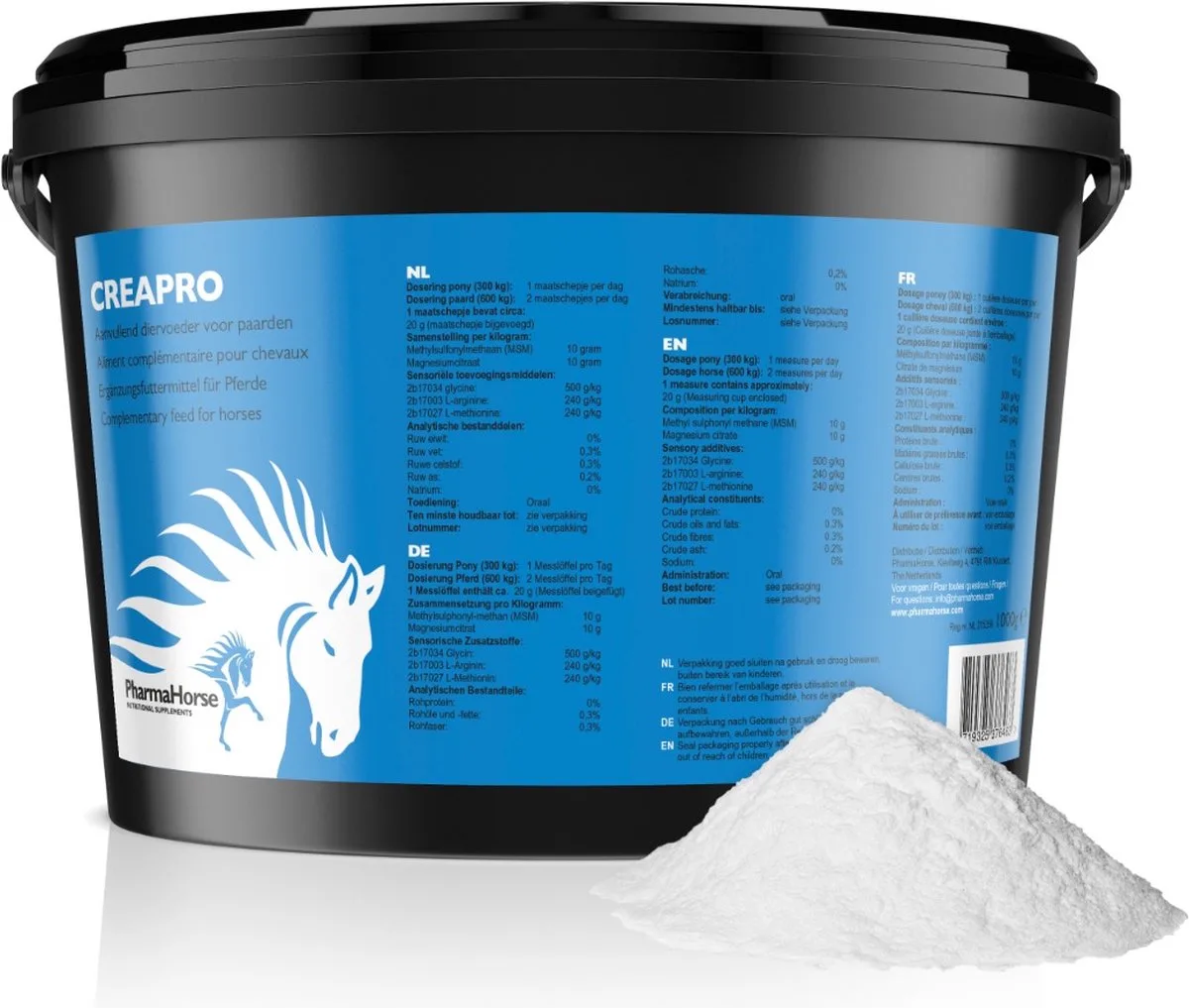Creapro paard 1000 gram van PharmaHorse – productfoto