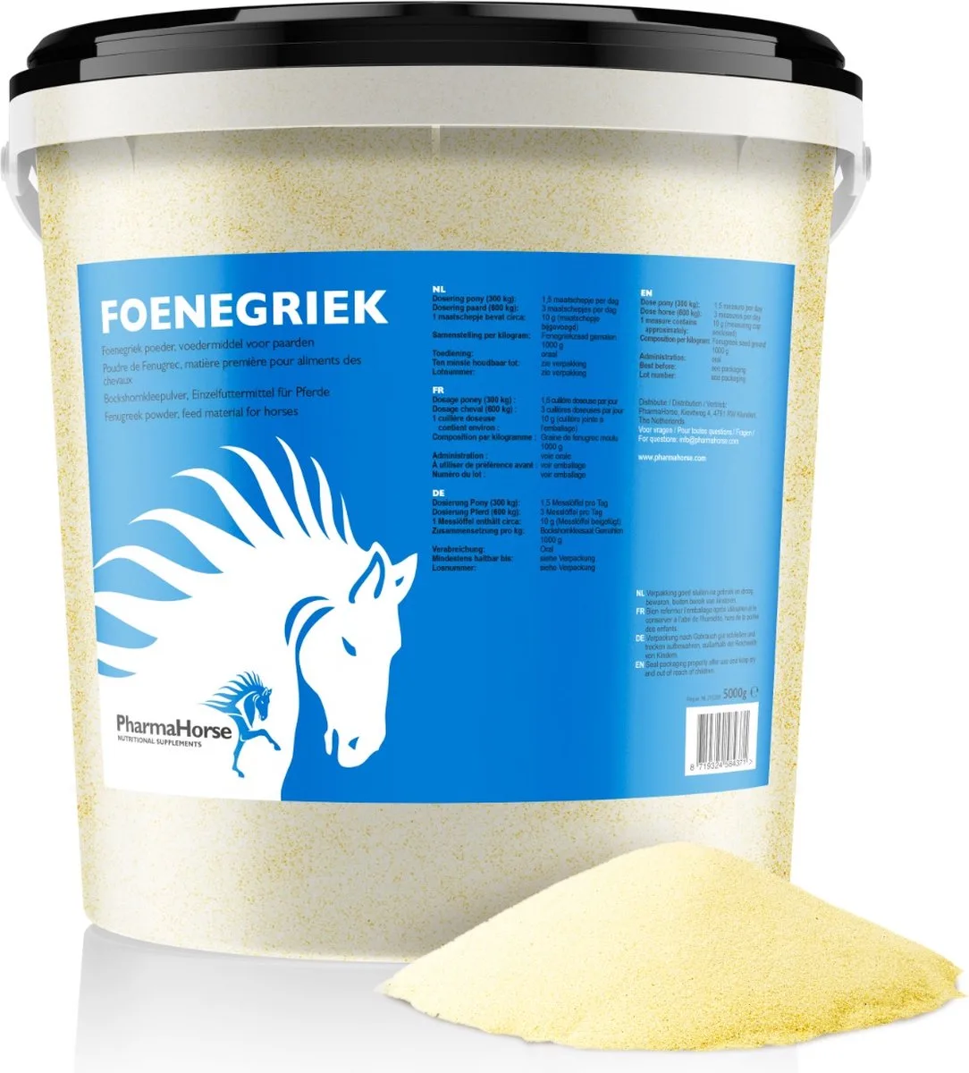 Foenegriek - 5000 gram van PharmaHorse – productfoto