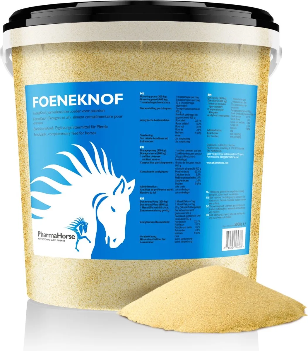 Foeneknof - 5000 gram fra PharmaHorse – produktbillede