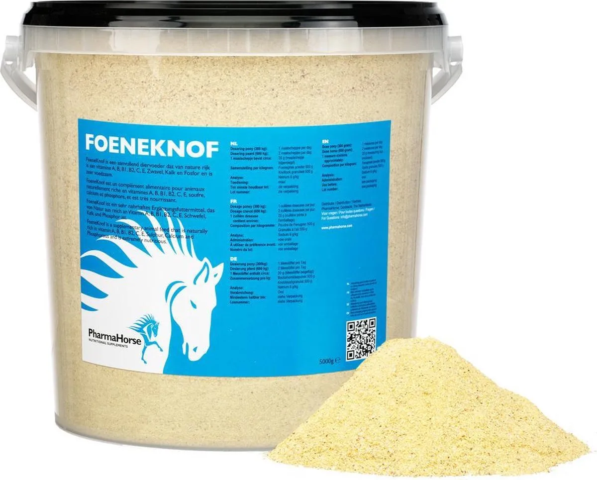FoeneKnof paard 2500 gram fra PharmaHorse – produktbillede