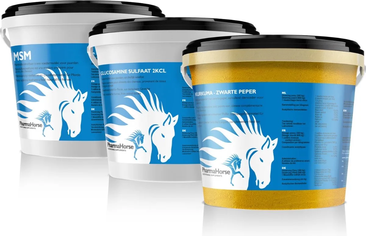 Gewrichten pakket paard klein van PharmaHorse – productfoto