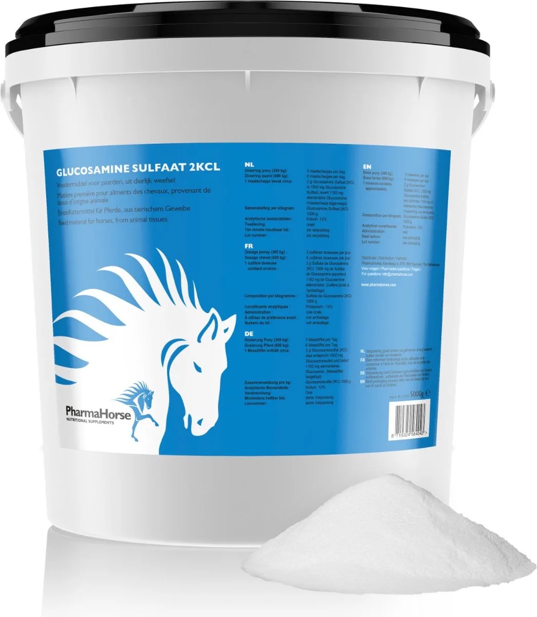 Glucosamine paard 5000 gram de PharmaHorse – photo produit