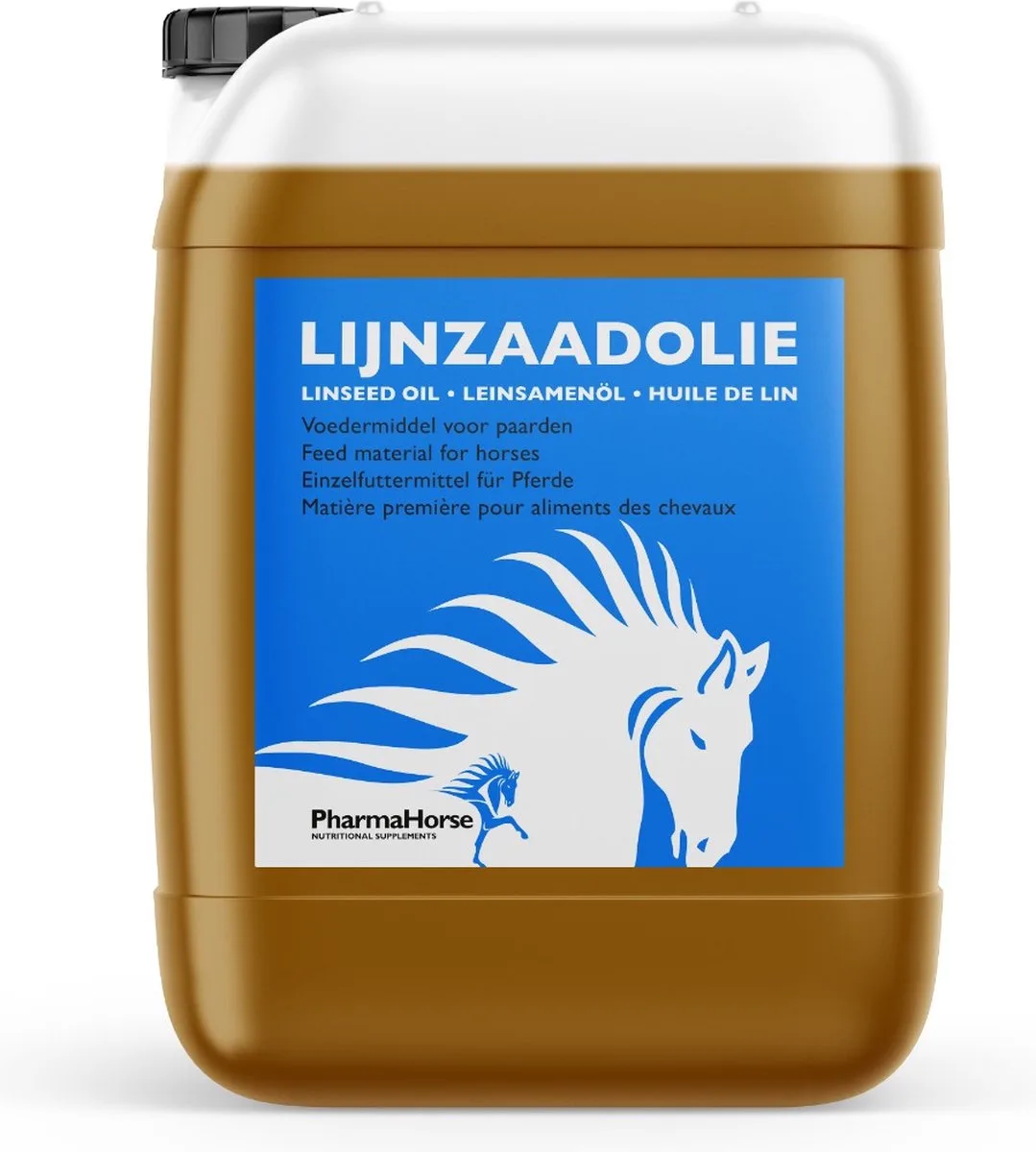 Lijnzaadolie paard 10 L de PharmaHorse – photo produit