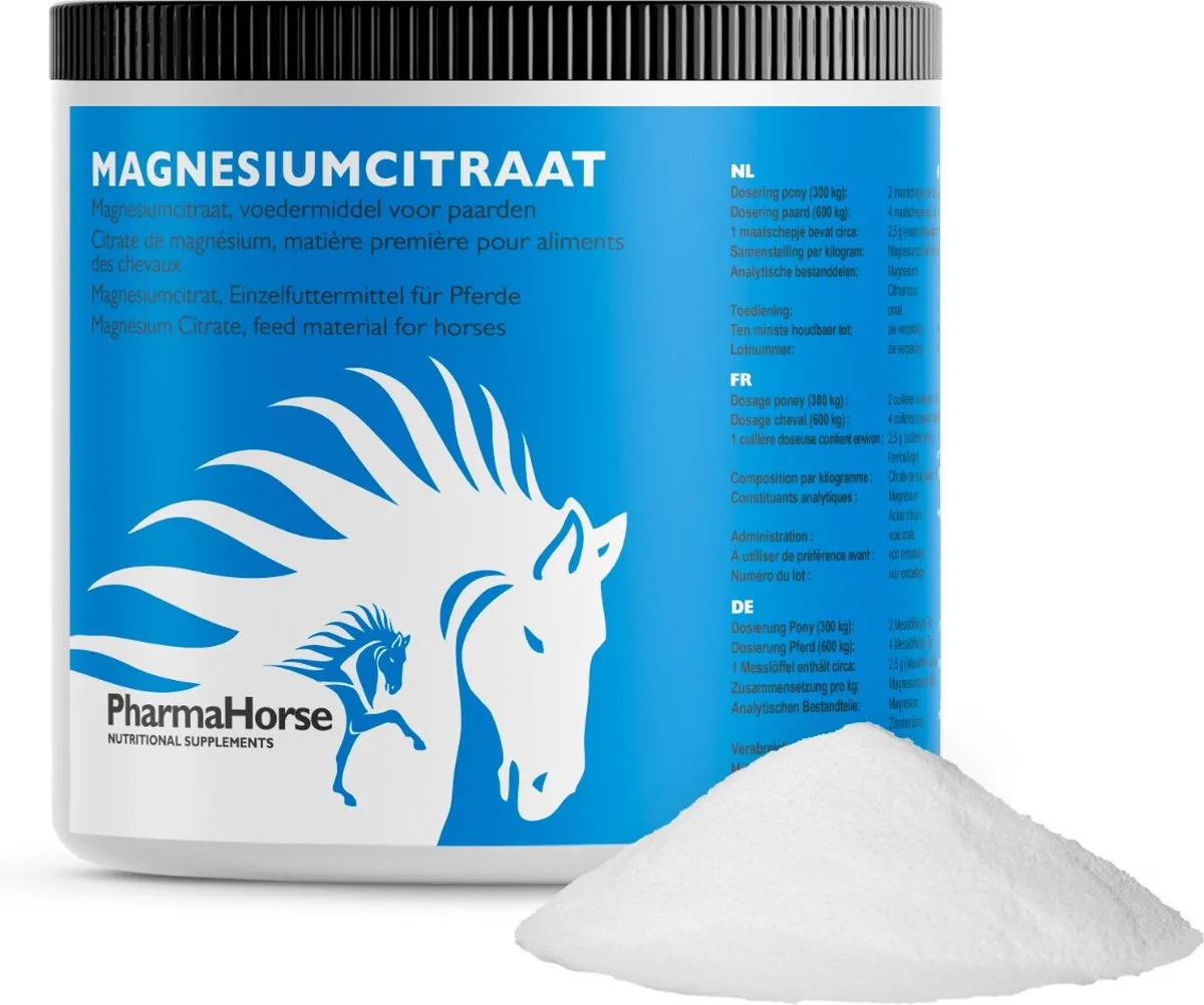 Magnesium paard 500 gram von PharmaHorse – Produktfoto