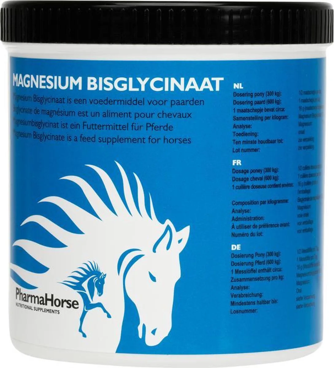 Magnesiumglycinaat paard 500 gram de PharmaHorse – photo produit