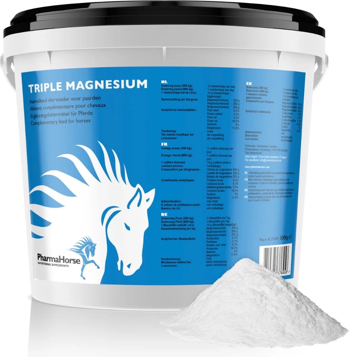 Triple Magnesium paard 3000 gram van PharmaHorse – productfoto