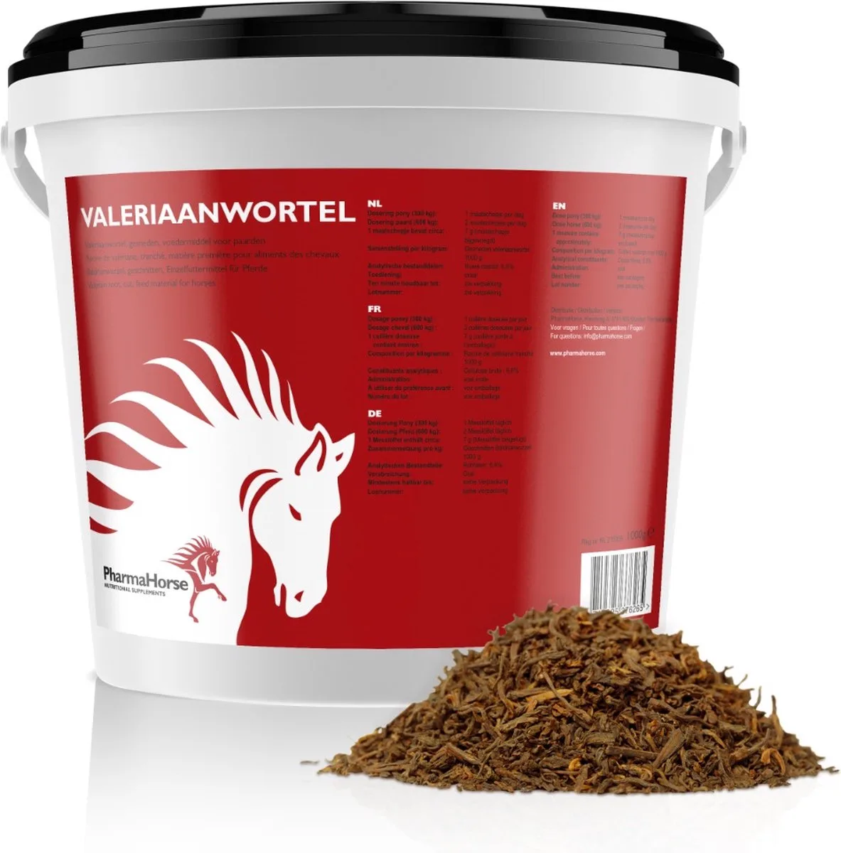 Valeriaanwortel paard 1000 gram de PharmaHorse – photo produit