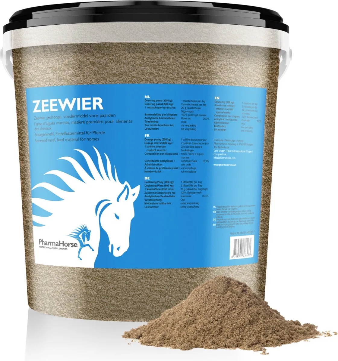 Zeewier paard 5000 gram de PharmaHorse – photo produit