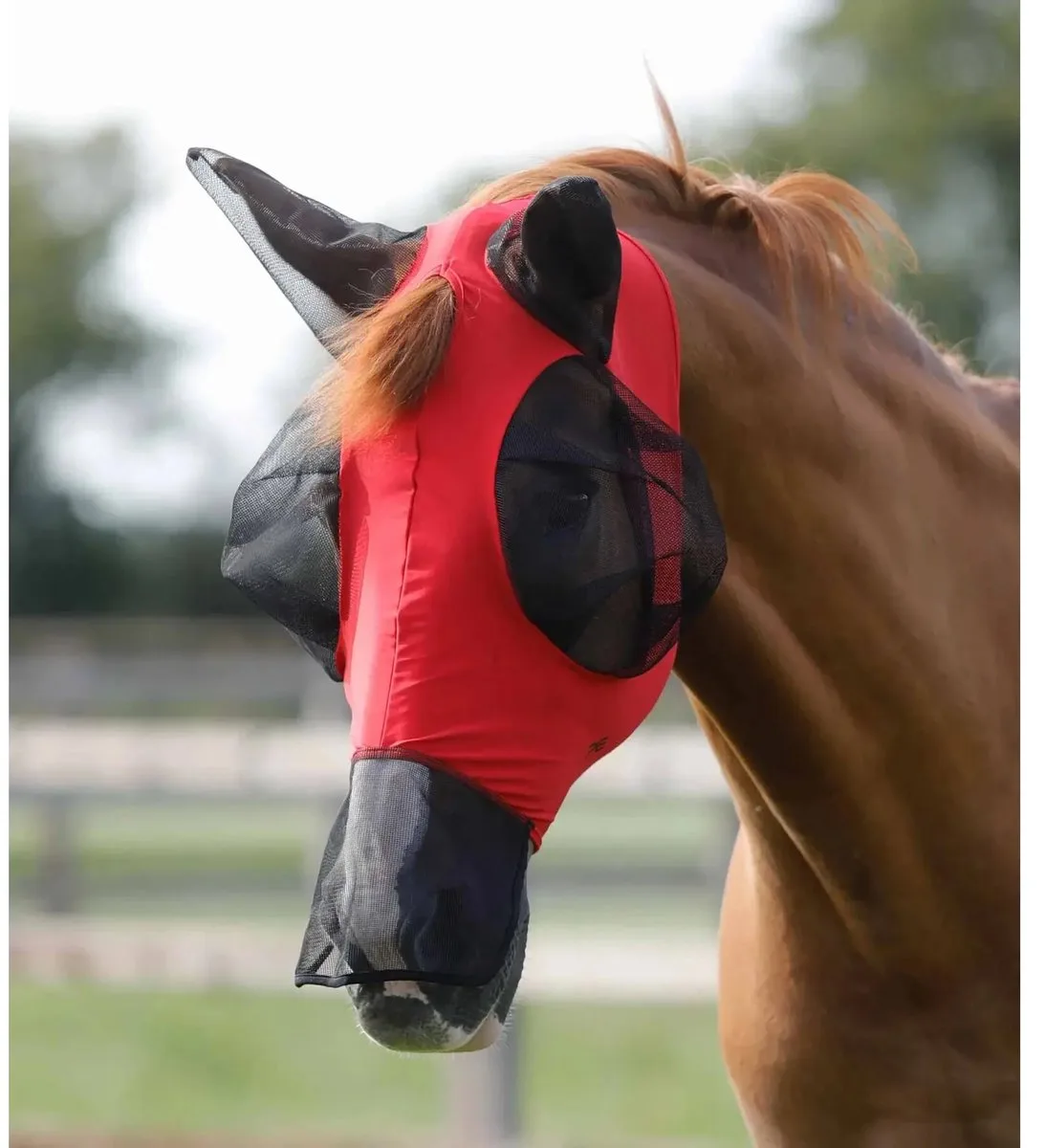 Anti-Vliegenmasker voor paarden Premier Equine Comfort Tech Xtra Lycra från Premier Equine – produktbild