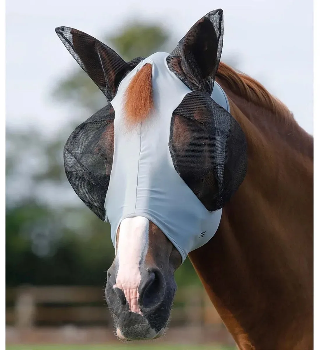 Anti-Vliegenmasker voor paarden Premier Equine Comfort Tech Lycra från Premier Equine – produktbild