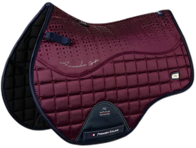 Armada Cc Jump Zadeldekje Full von Premier Equine in Rot – Produktfoto