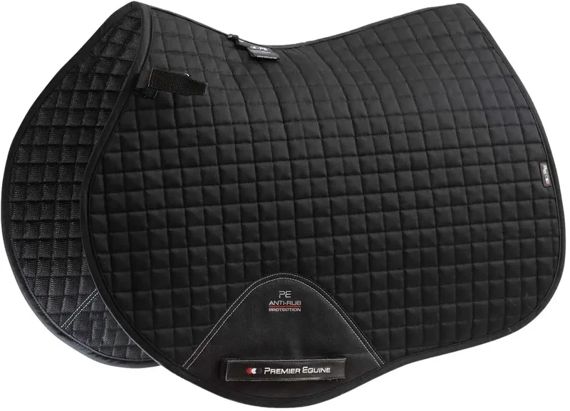 Cc Plain Cotton Gp/ Zadeldekje Full by Premier Equine in Black – product photo