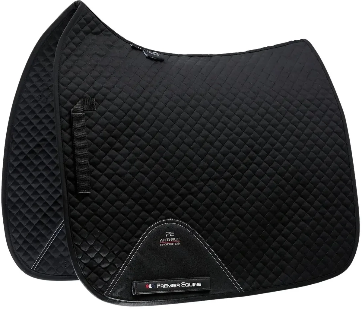 Dressuurmat voor paarden in effen katoen Premier Equine Pony fra Premier Equine i Sort – produktbillede