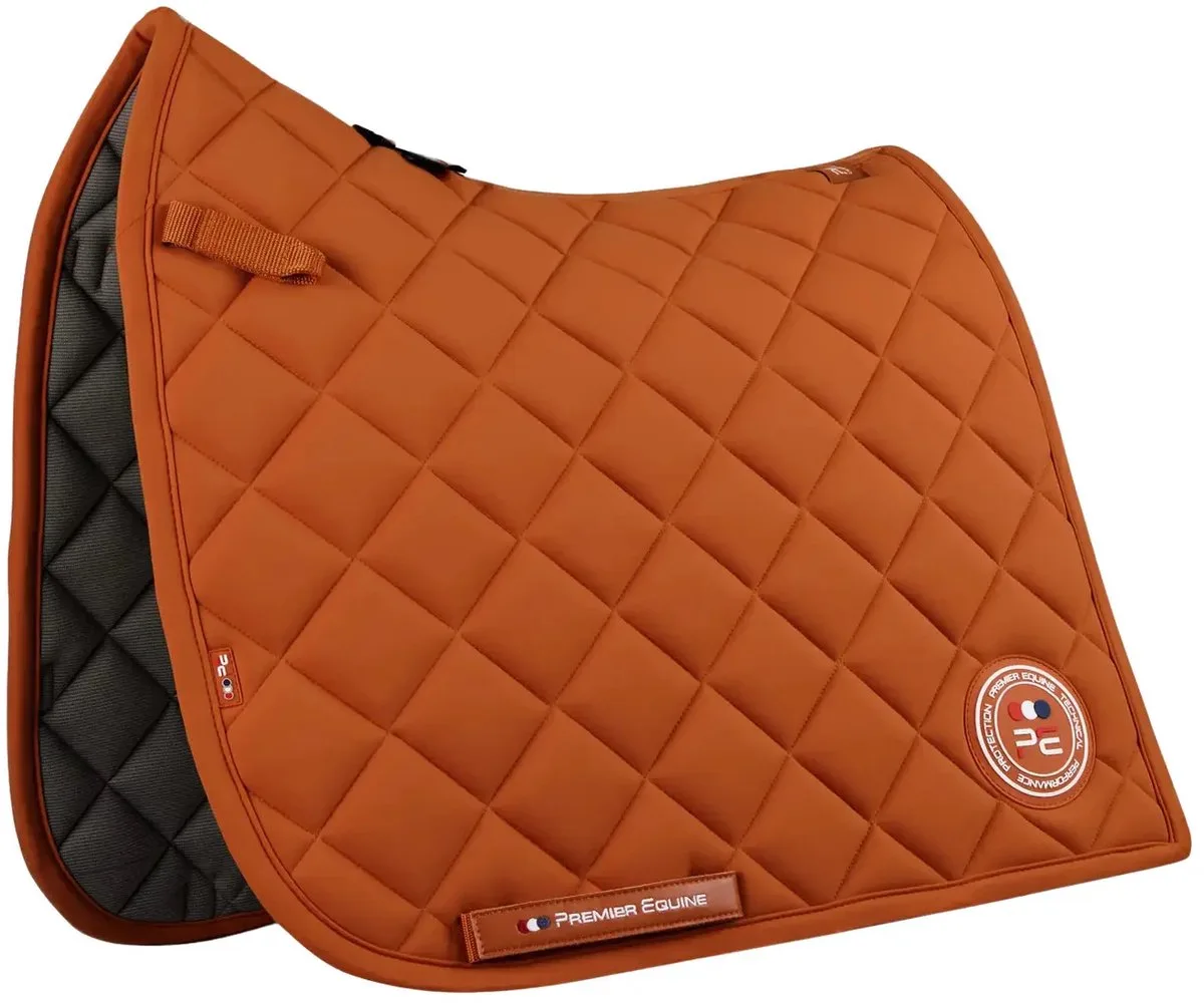 Dressuurmat voor paarden Premier Equine Atlas Close Contact von Premier Equine in Gebrand oranje – Produktfoto