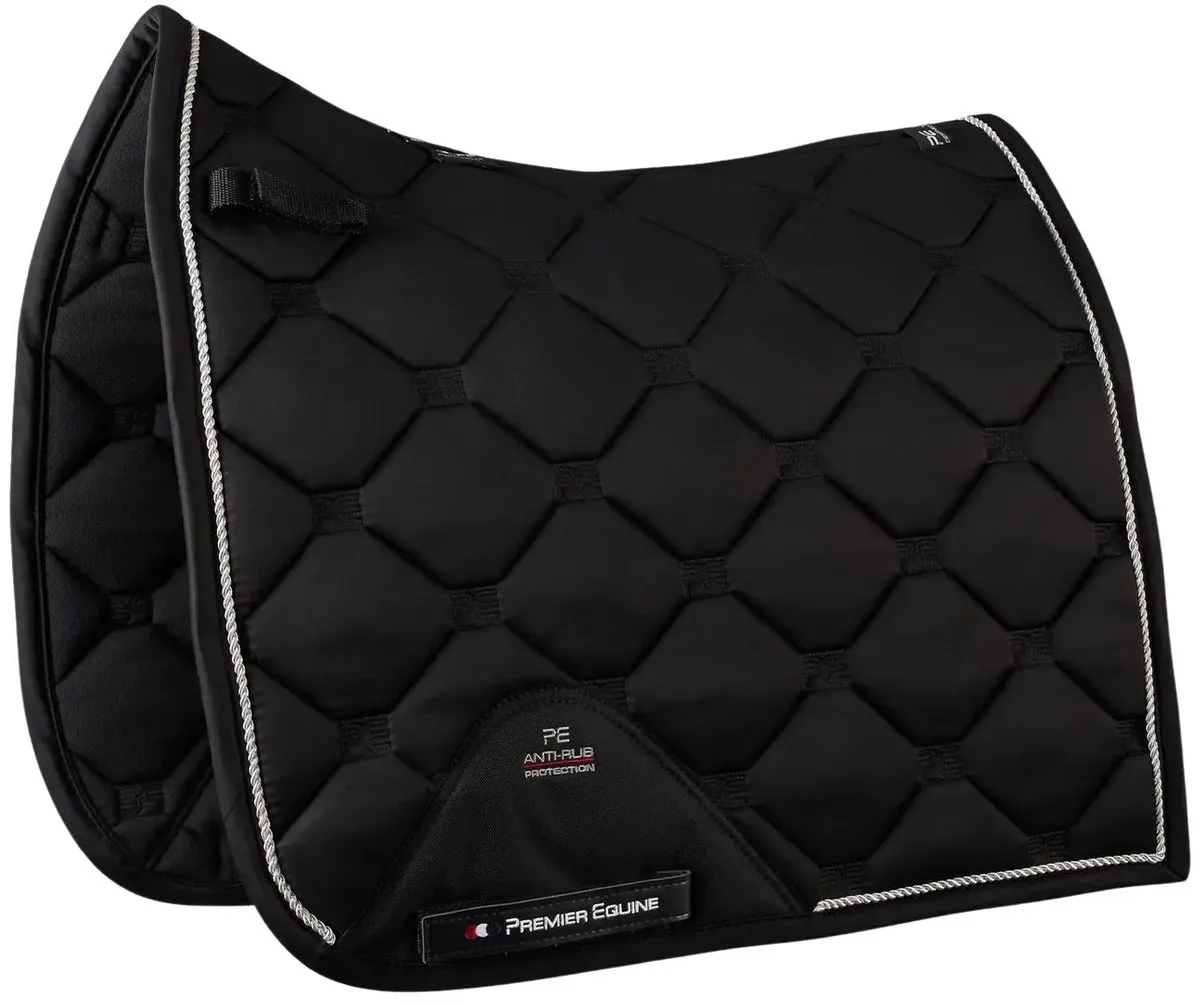 Dressuurmat voor paarden Premier Equine Saltare Close Contact fra Premier Equine i Sort – produktbillede