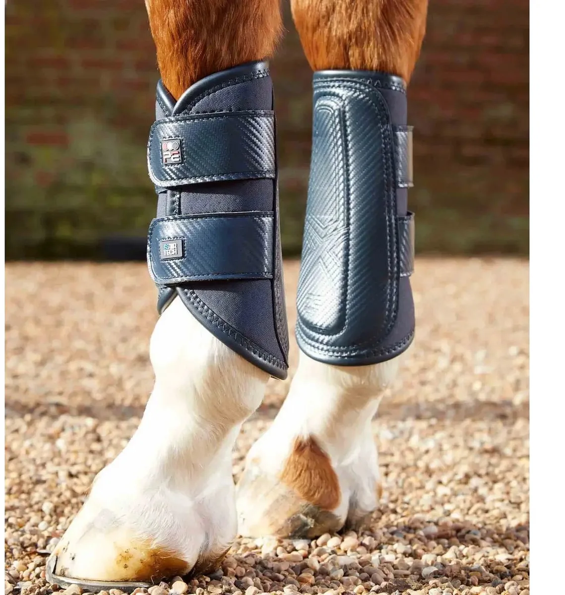 Dubbele vergrendeling paardenlaarzen Premier Equine Air-Tech fra Premier Equine i Marine – produktbillede