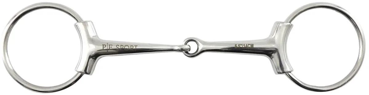 Enkel bit met 2 losse ringen voor paarden Premier Equine fra Premier Equine i Metal – produktbillede