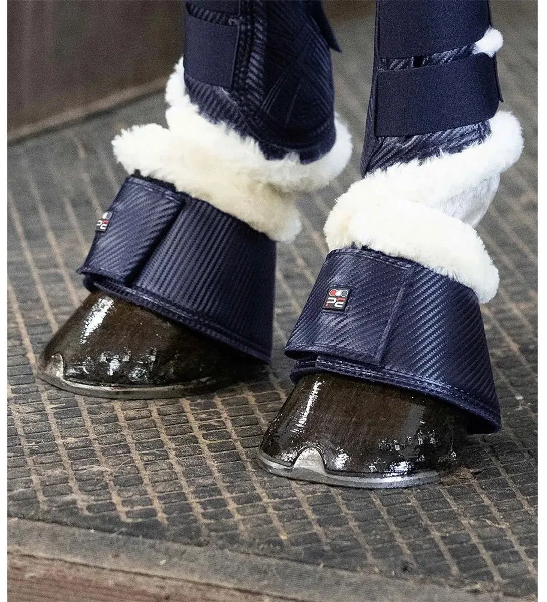Handschoenovertrek voor paarden Premier Equine Carbon Tech Techno Wool Over Reach de Premier Equine en Marine – photo produit
