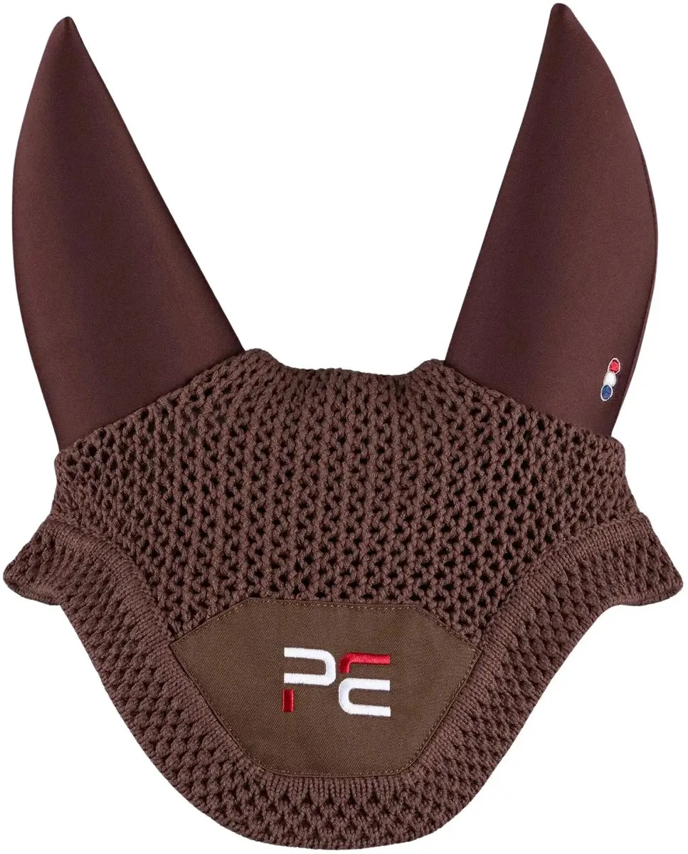 Korte paardenmuts Premier Equine Acoustic von Premier Equine in Donkerbruin – Produktfoto