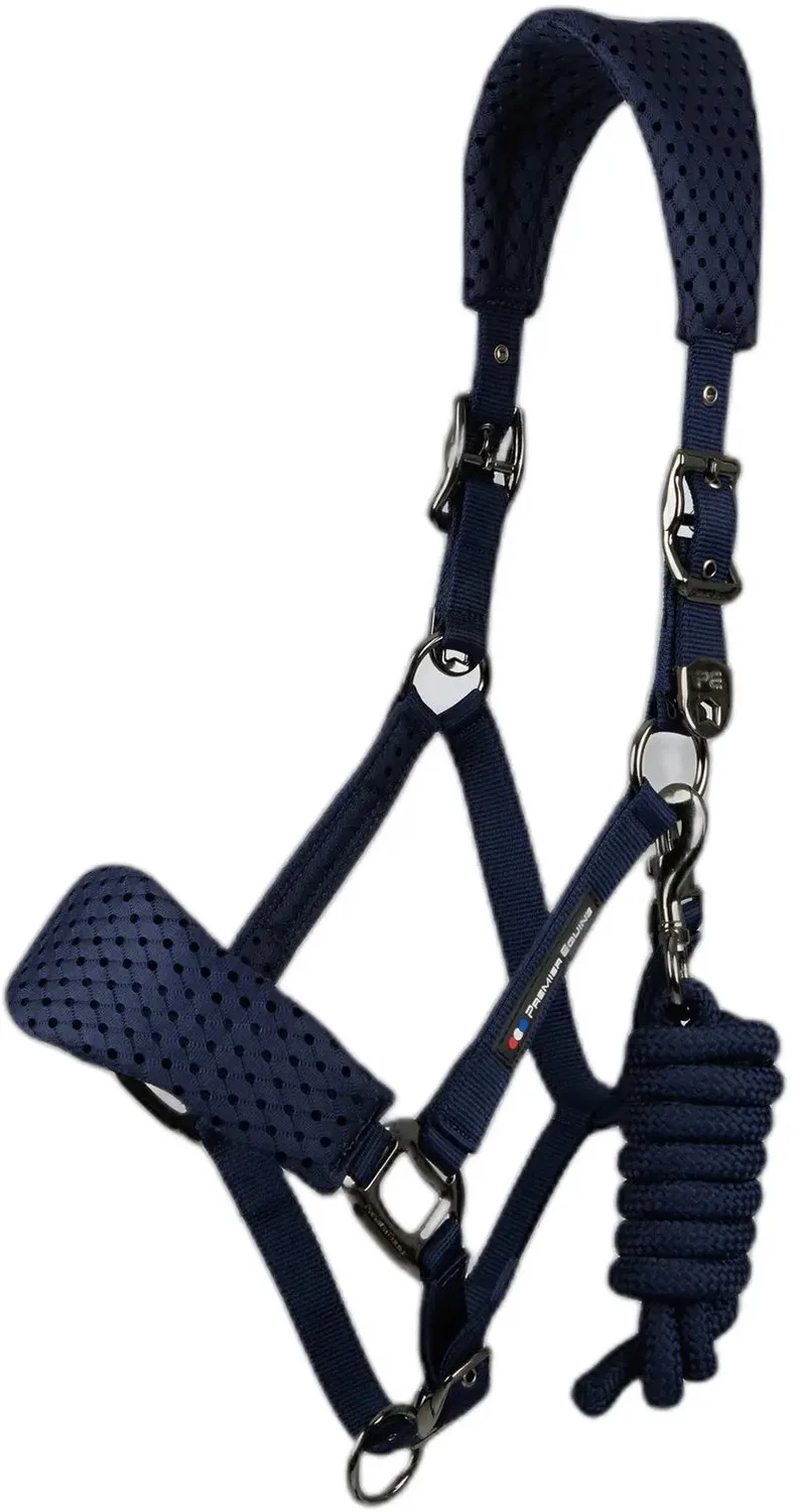 Nylon halster voor paard Premier Equine Necto 3D by Premier Equine in Marine – product photo