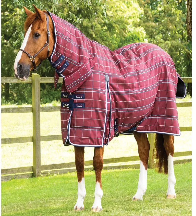 Paardendeken Premier Equine Domus 400g by Premier Equine in Bordeauxrood – product photo