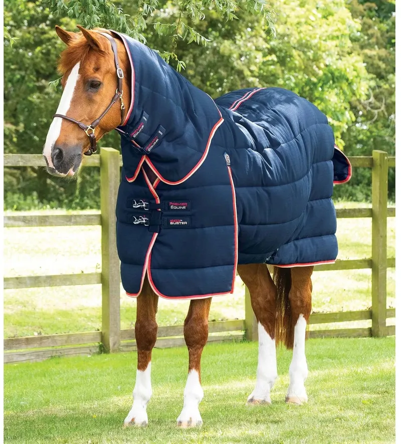 Paardendeken Premier Equine Stable Buster 200g fra Premier Equine i Marine – produktbillede