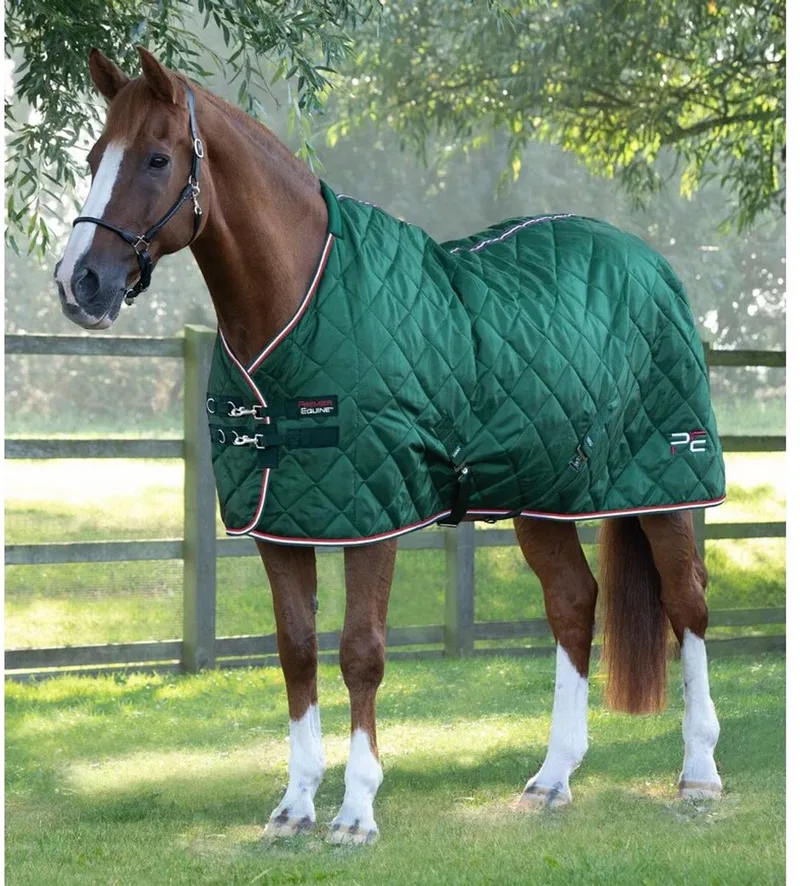 Paardendeken Premier Equine Tuscan 100 g by Premier Equine in Groene – product photo