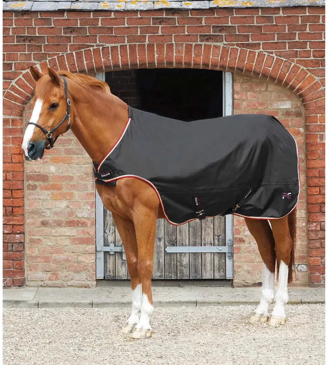 Paardenloopdeken Premier Equine 100 g de Premier Equine en Noir – photo produit