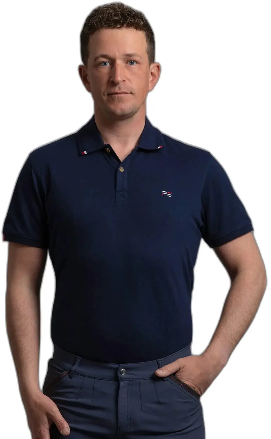 Paardrijpolo Premier Equine Respiro by Premier Equine in Marine – product photo