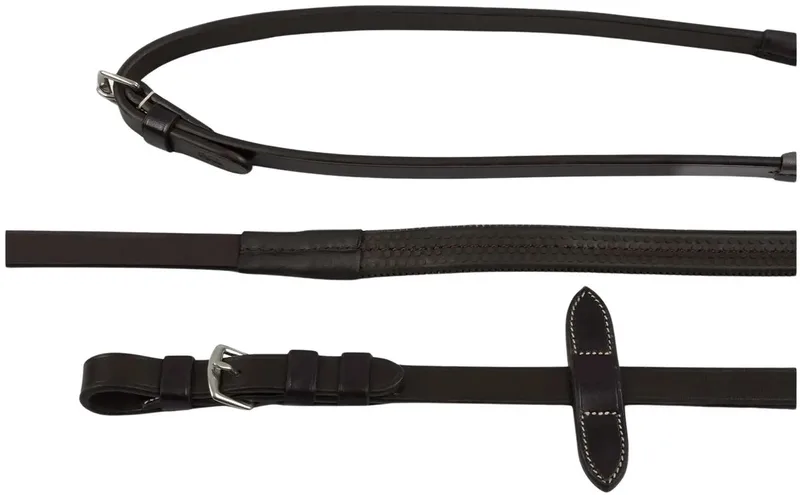 Rubber teugels voor paarden Premier Equine Cassano von Premier Equine in Braun – Produktfoto