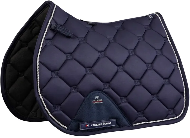 Saltare Cc Jump Zadeldekje Blauw Full von Premier Equine in Marine – Produktfoto